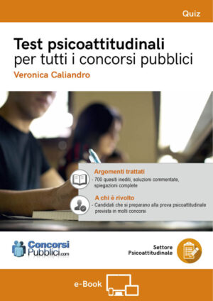 Test psicoattitudinali per tutti i concorsi, anteprima