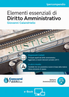 Elementi essenziali di diritto amministrativo, copertina