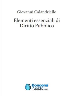 anteprima elementi essenziali di Diritto Pubblico, autore Giovanni Calandriello