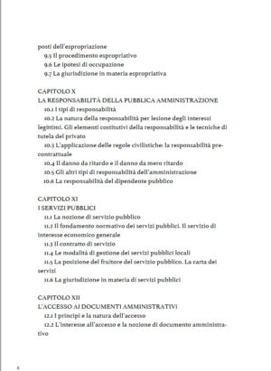 indice fondamenti del diritto amministrativo di Laura Santoni