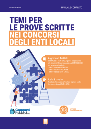 Temi per le prove scritte nei concorsi degli enti locali (libro + e-book)