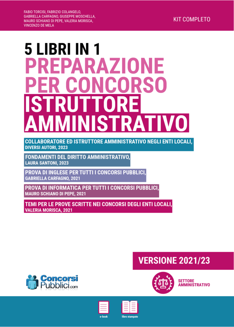libri per Concorso Istruttore Amministrativo