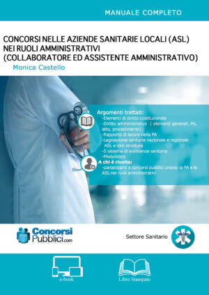 Concorsi Aziende Sanitarie Locali (ASL) Amministrativi, kit 3 libri - immagine 4