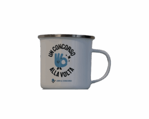 Tazza motivazionale “Un concorso alla volta” – Accessorio studio Libri e Concorsi