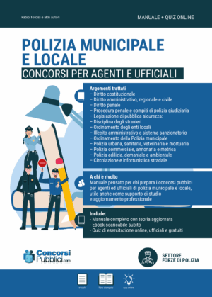 Polizia Municipale e Locale – eBook concorsi per Agenti e Ufficiali